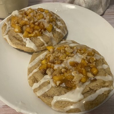 Vegan Peach Cobbler Cookie 