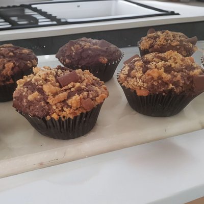 Chocolate Coffee Toffee Muffins(dozen)