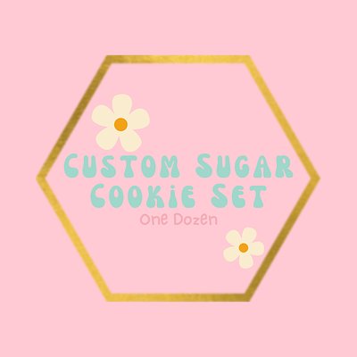 Standard Size Decorated Sugar Cookies