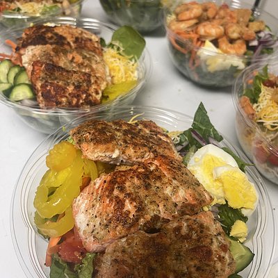 Spring Mix Salad w/Shrimp