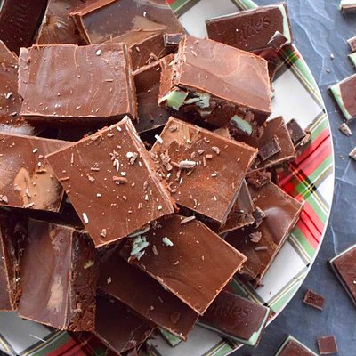 Peppy Mint Chocolate Fudge 1lb