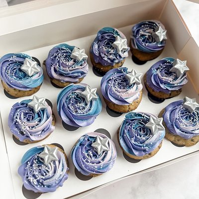 One Dozen Cupcakes