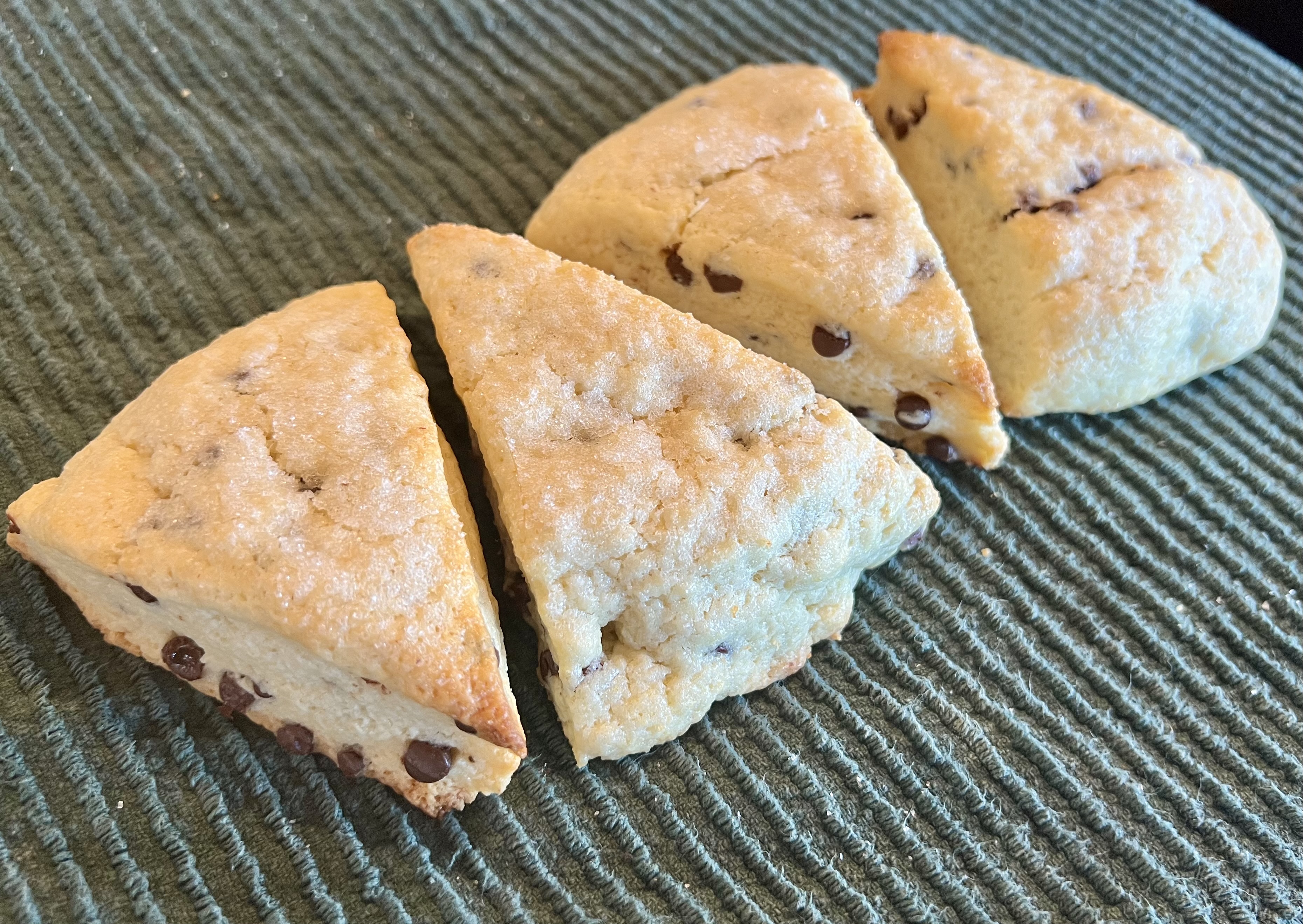 Chocolate Chip Sourdough Scones (four pack)
