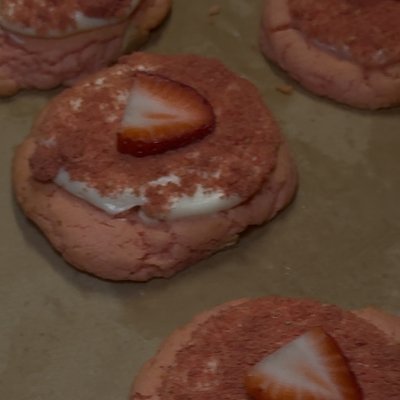 Strawberry  Cheesecake Cookie🍓🍪