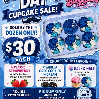 Father’s Day Cupcake Sale