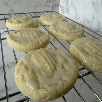 Lemon Drip Cookies