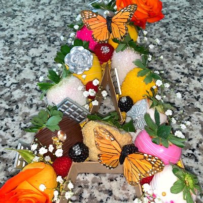 Custom Letter “A” Treat Box