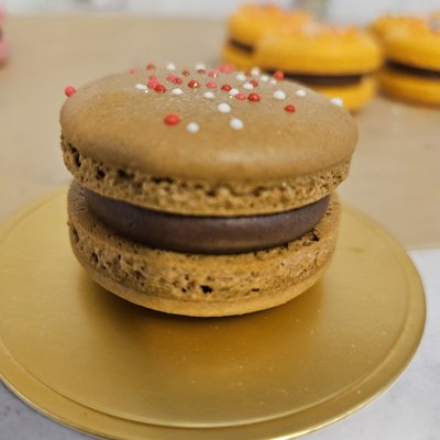 Chocolate ganache and Nutella macarons, dozen