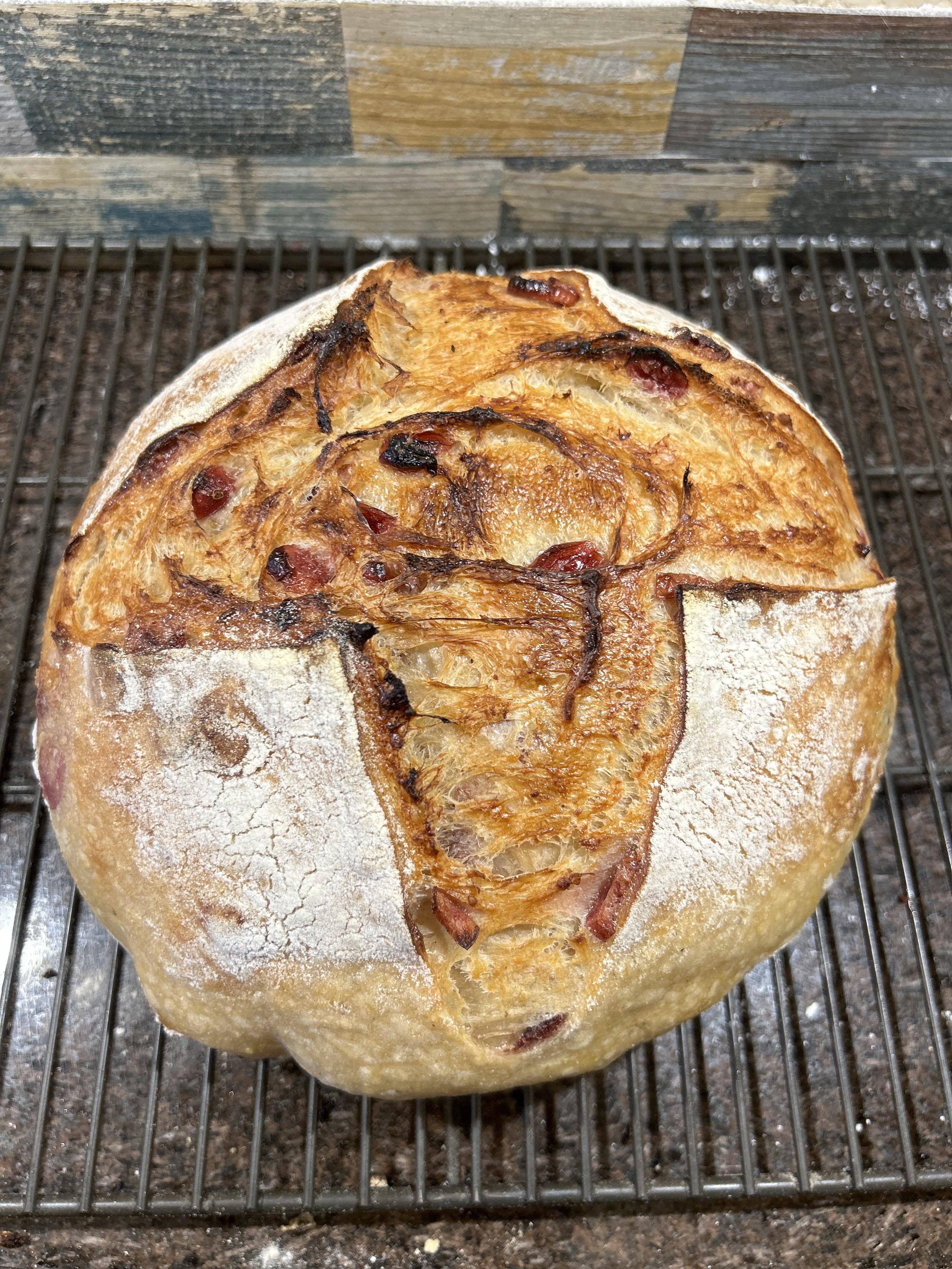 Orange Cranberry Cinnamon Sourdough
