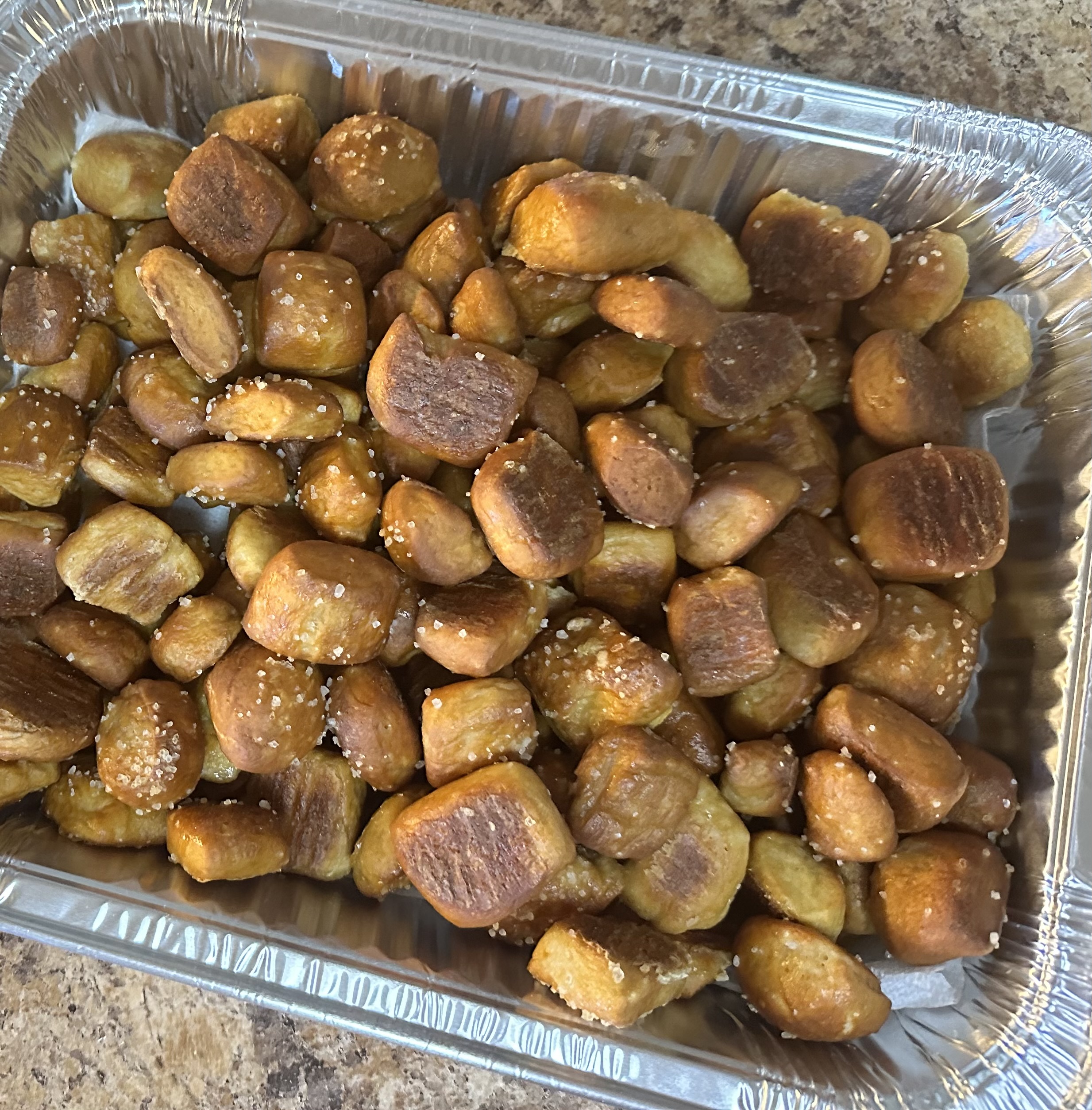Sourdough Pretzel Bites