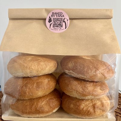 Plain Bagels 1/2 Dozen