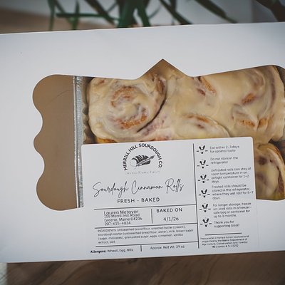 Large Brown Sugar Sourdough Cinnamon Rolls 9x13 Pan
