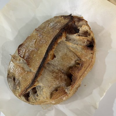 Pecan Butter Swirl Sourdough Loaf
