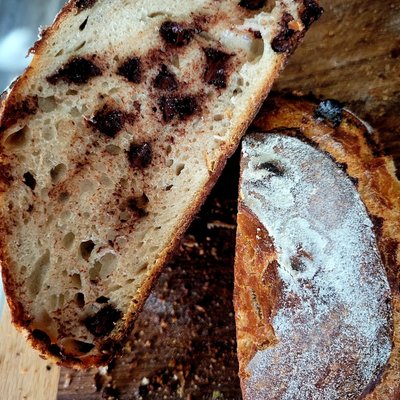 Chocolate Chip Sourdough Loaf