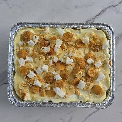 Pan Of Banana Pudding