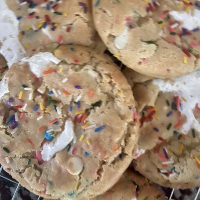 SOURDOUGH UNICORN RAINBOW COOKIES