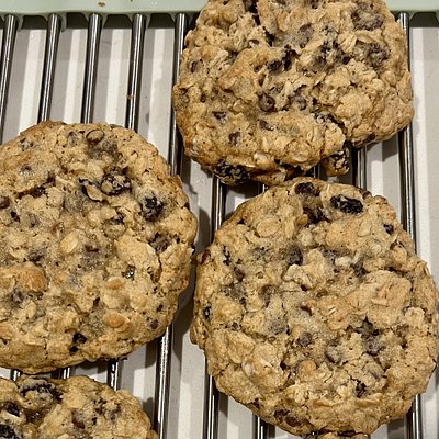 Oatmeal Raisin Chocolate Chip Cookies