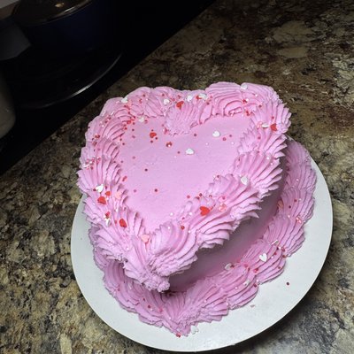 6 Inch Heart Cake