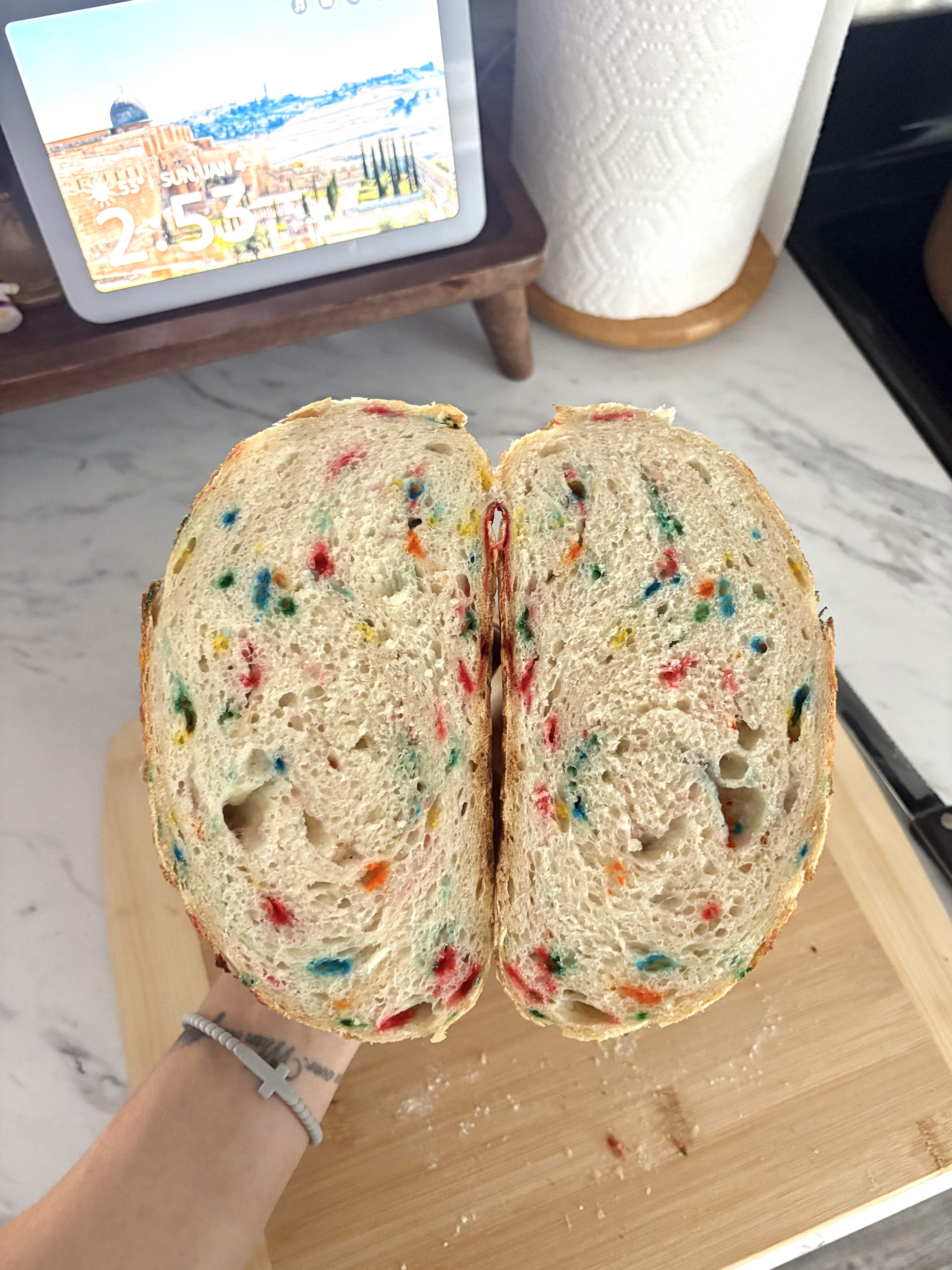 Funfetti Sourdough Loaf 