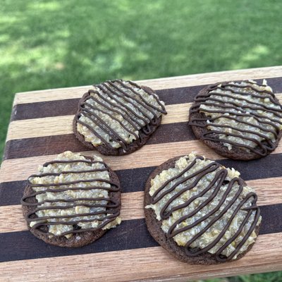 1 Doz. German Chocolate Cookies. 