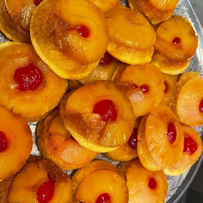 Mini Pineapple Upside Down Cakes🍍 