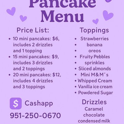 mini pancakes 