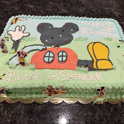 1/2 Sheet Cake 