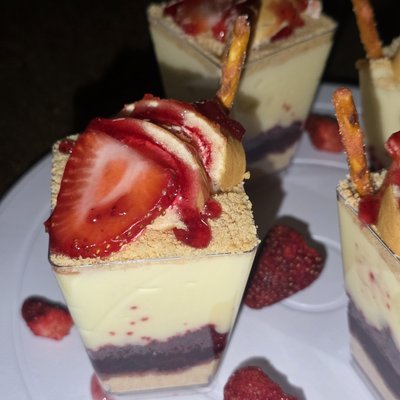 Strawberry Short Cake Velvet Banana Pudding