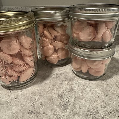 Watermelon Meringue Cookies