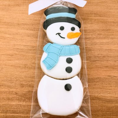 6 Inch Snowman Gift (3 Mini Cookies)