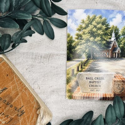 Ball Creek Baptist Church Print 4x6