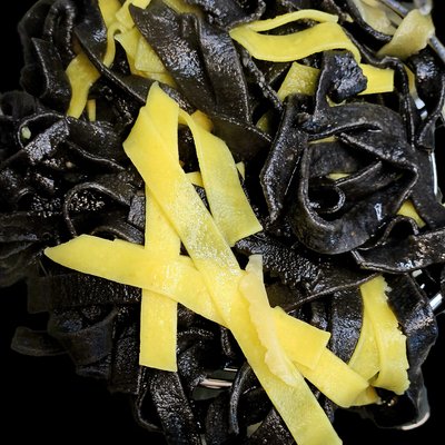 Sourdough Squid Ink Fettuccine 