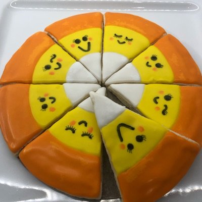 Candy Corn Cookie Pie