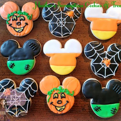 Disney Halloween Sugar Cookies