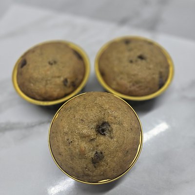 Banana Walnut Chocolate Chip Sourdough Muffins 