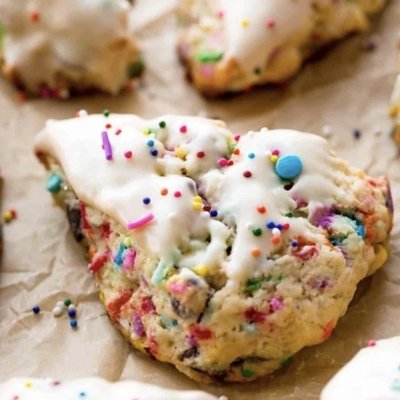 Rainbow Sprinkle Scones 8 Pack 