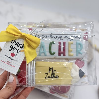 “Thanks For Being A Great Teacher” Cookies
