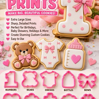 Traditional Cookie Cutter Print