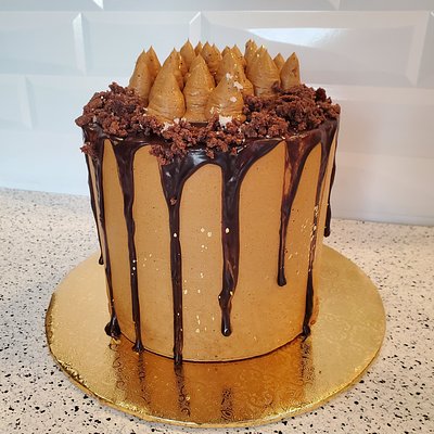 Dark Chocolate Espresso Cake
