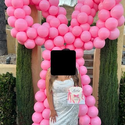 Custom Balloon + Backdrop 