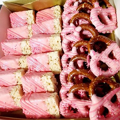 Dipped Pretzels, Rice Krispies & Oreos