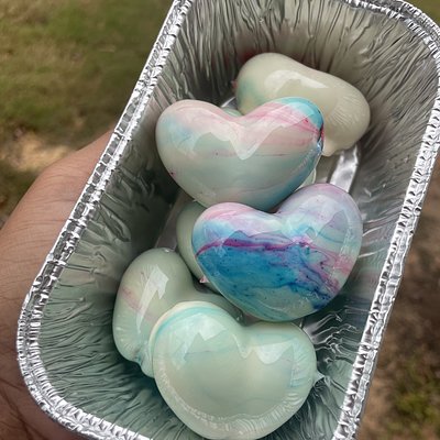 heart shaped candy grapes