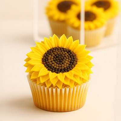 Sunflower Cupcakes (12)
