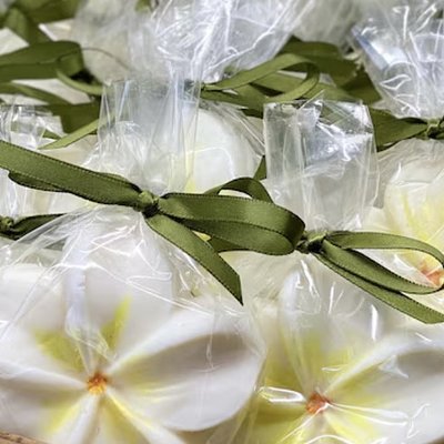 Plumeria Chocolate Favors