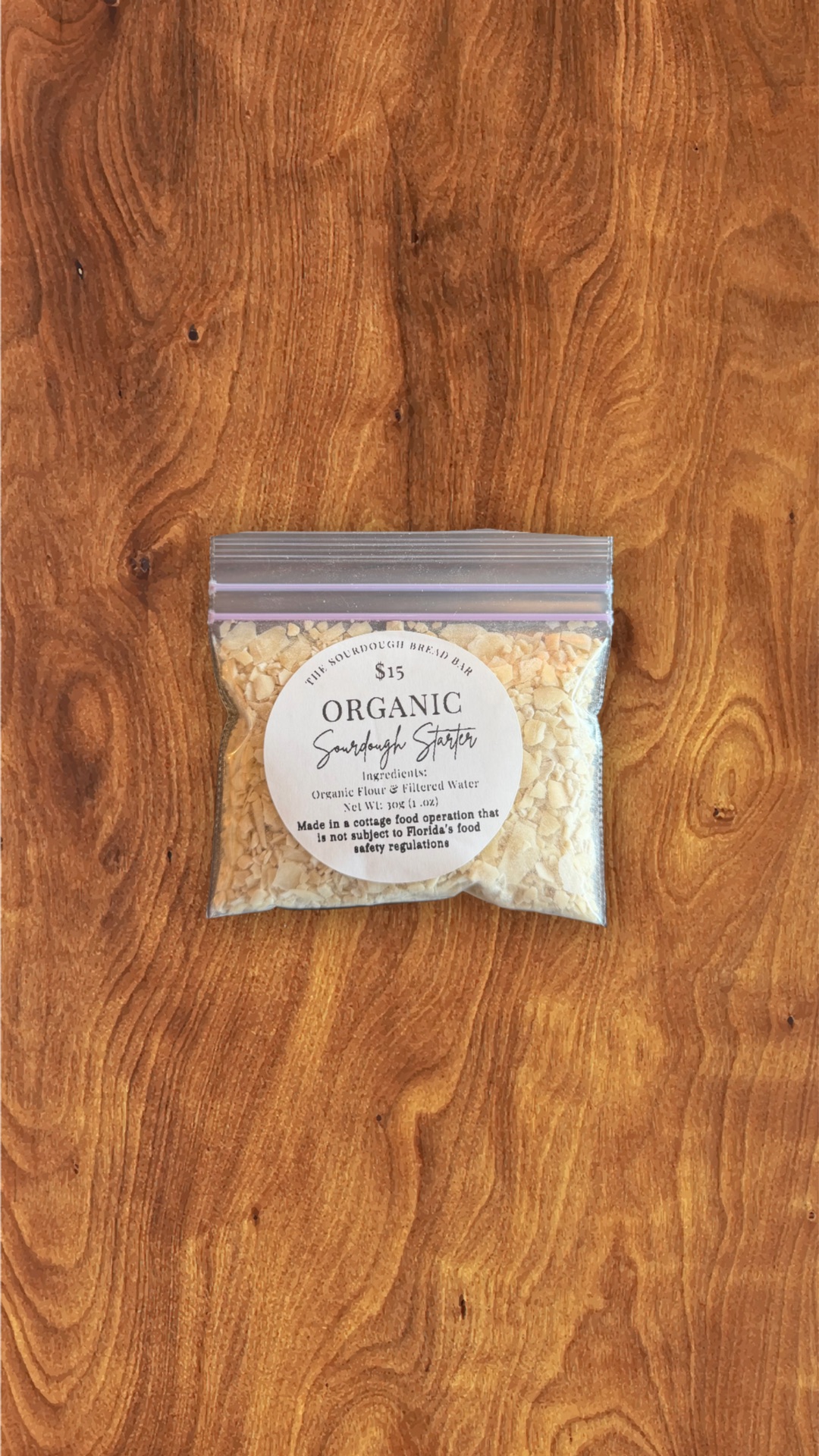 Dehydrated Organic Sourdough Starter