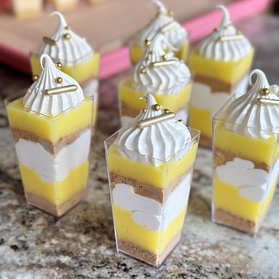 Lemon Meringue  Dessert Cups  