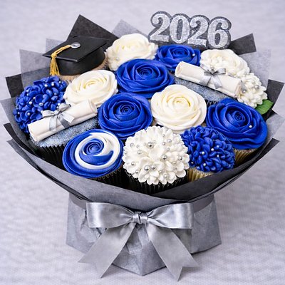 LD Bell High School Cupcake Bouquet