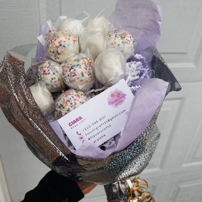 (12) Vanilla Cakepops