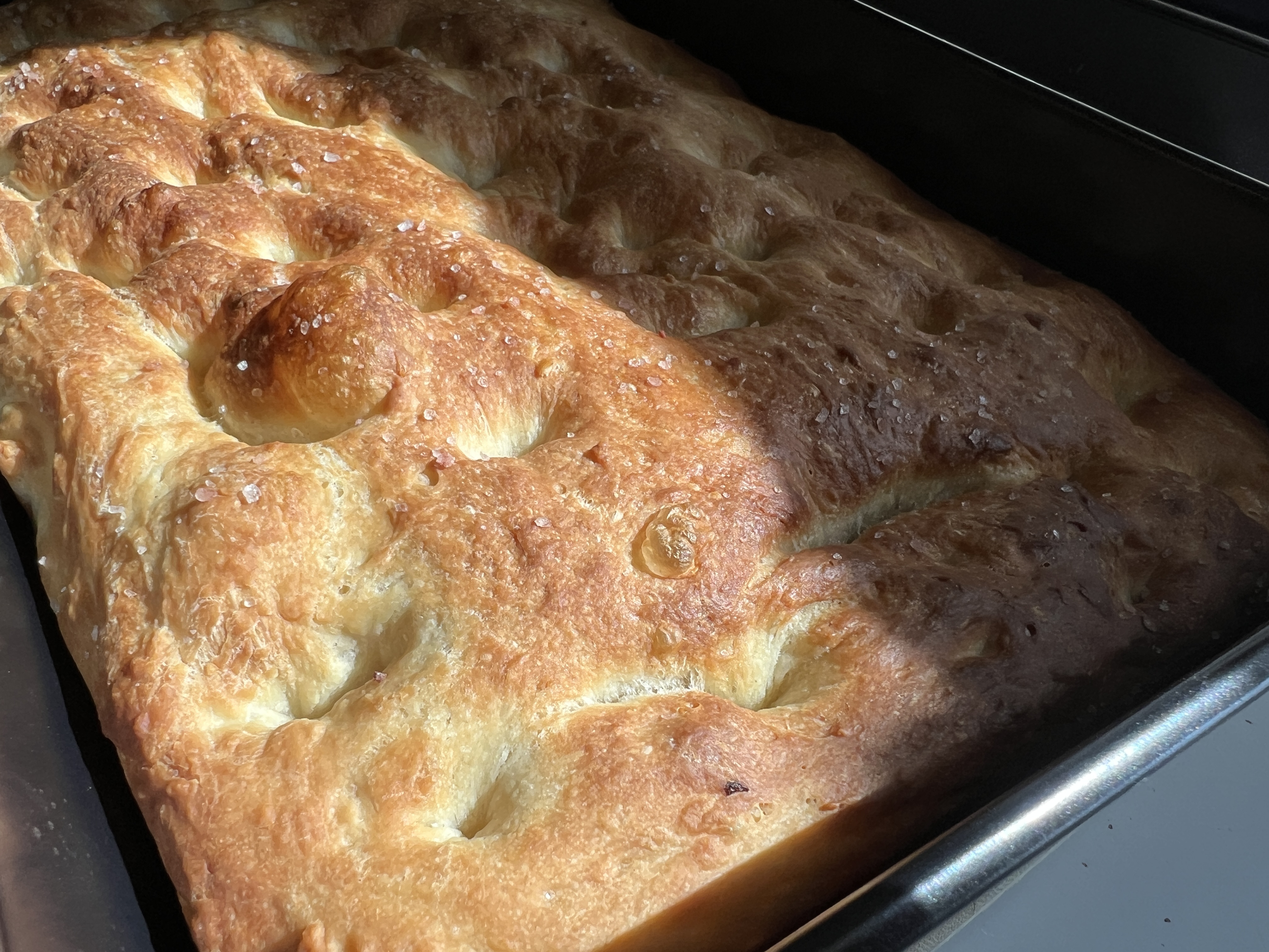 Olive Oil And Sea Salt Focaccia 