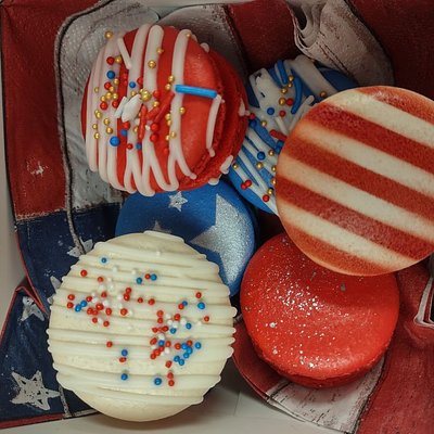 4th Of July Macarons 
